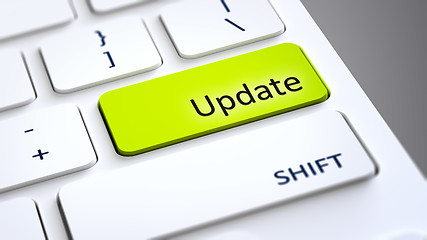 Image showing computer keyboard update