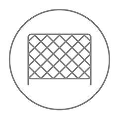 Image showing Sports nets line icon.