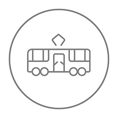 Image showing Tram line icon.