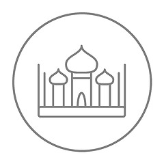 Image showing Mosque line icon.