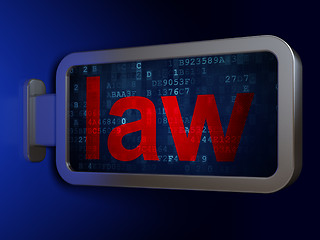 Image showing Law concept: Law on billboard background