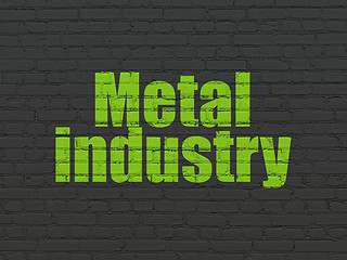 Image showing Industry concept: Metal Industry on wall background