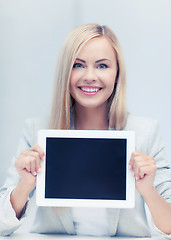 Image showing woman with tablet pc