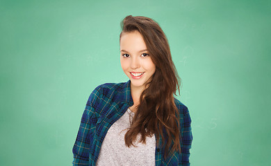 Image showing happy smiling student teenage girl