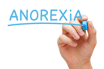 Image showing Anorexia Blue Marker