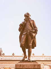 Image showing Goethe Denkmal Leipzig vintage