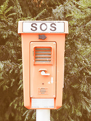 Image showing  An SOS sign vintage