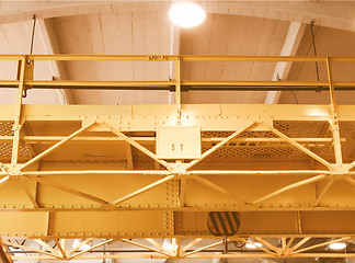 Image showing  Overhead crane vintage