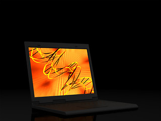 Image showing Laptop with clipping path