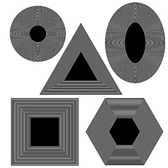 Image showing Set f Different Geometric Shapes