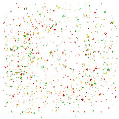 Image showing Particles Background. Colorful Confetti