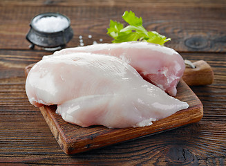 Image showing raw chicken fillets