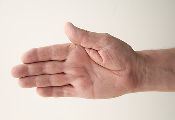 Image showing Man ready to shake hands