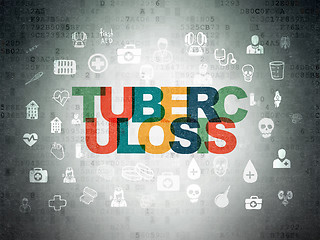 Image showing Health concept: Tuberculosis on Digital Paper background