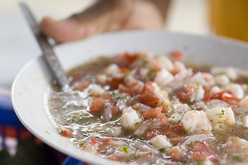 Image showing ceviche national food ecuador