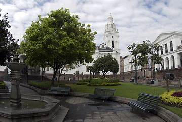 Image showing plaza grande quito ecuador