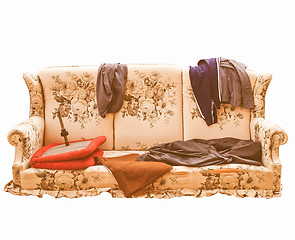 Image showing  Old sofa vintage