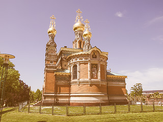 Image showing Russian Chapel in Darmstadt vintage