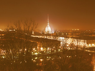 Image showing Turin view vintage