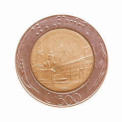 Image showing  Coin isolated vintage