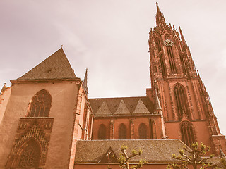 Image showing Frankfurt Cathedral vintage