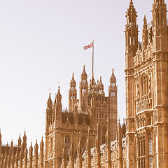 Image showing Big Ben London vintage