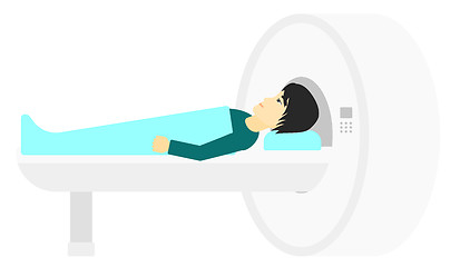 Image showing Magnetic resonance imaging.