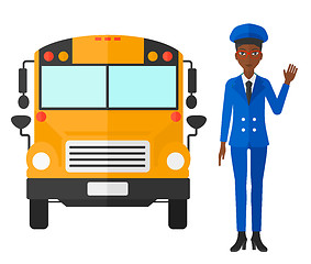 Image showing School bus driver.