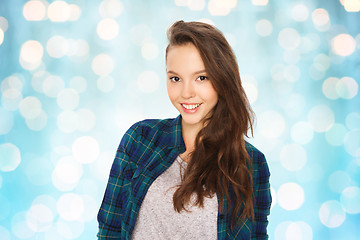 Image showing happy smiling pretty teenage girl