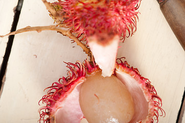 Image showing fresh rambutan fruits 