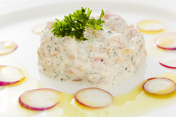 Image showing Salmon mousse