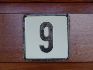 Image showing Number Nine