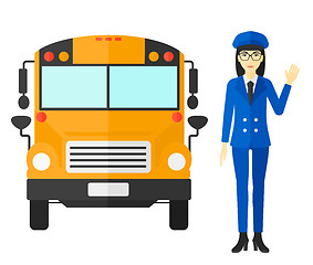 Image showing School bus driver.