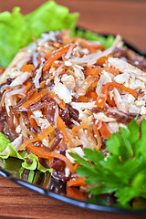 Image showing Fresh funchozy salad