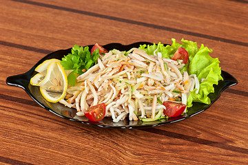 Image showing tasty salad at plate