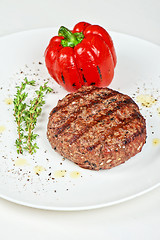 Image showing grilled beef steak 