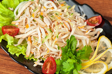 Image showing tasty salad at plate