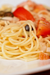 Image showing Pasta with vegetable