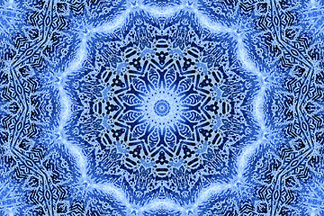 Image showing Blue abstract pattern