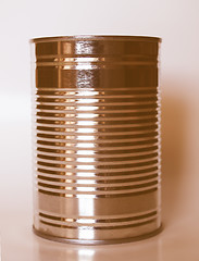 Image showing  Tin can vintage