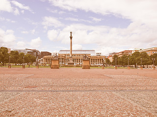 Image showing Schlossplatz (Castle square) Stuttgart vintage