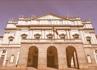 Image showing Teatro alla Scala, Milan vintage
