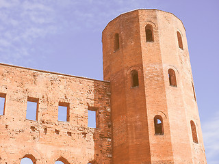 Image showing Retro looking Torri Palatine Turin