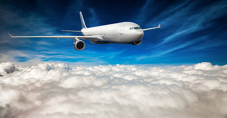 Image showing Passenger Airliner in the sky