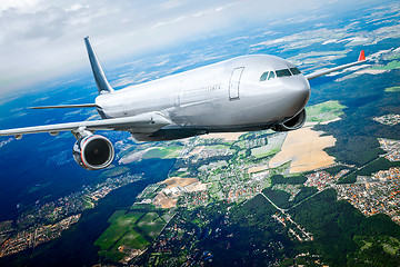 Image showing Passenger Airliner in the sky