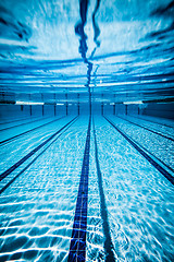 Image showing Swimming pool background