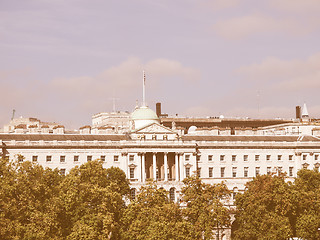 Image showing Somerset House, London vintage