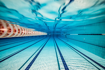 Image showing Swimming pool background