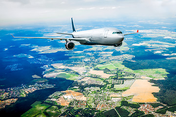 Image showing Passenger Airliner in the sky