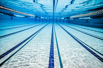 Image showing Swimming pool background